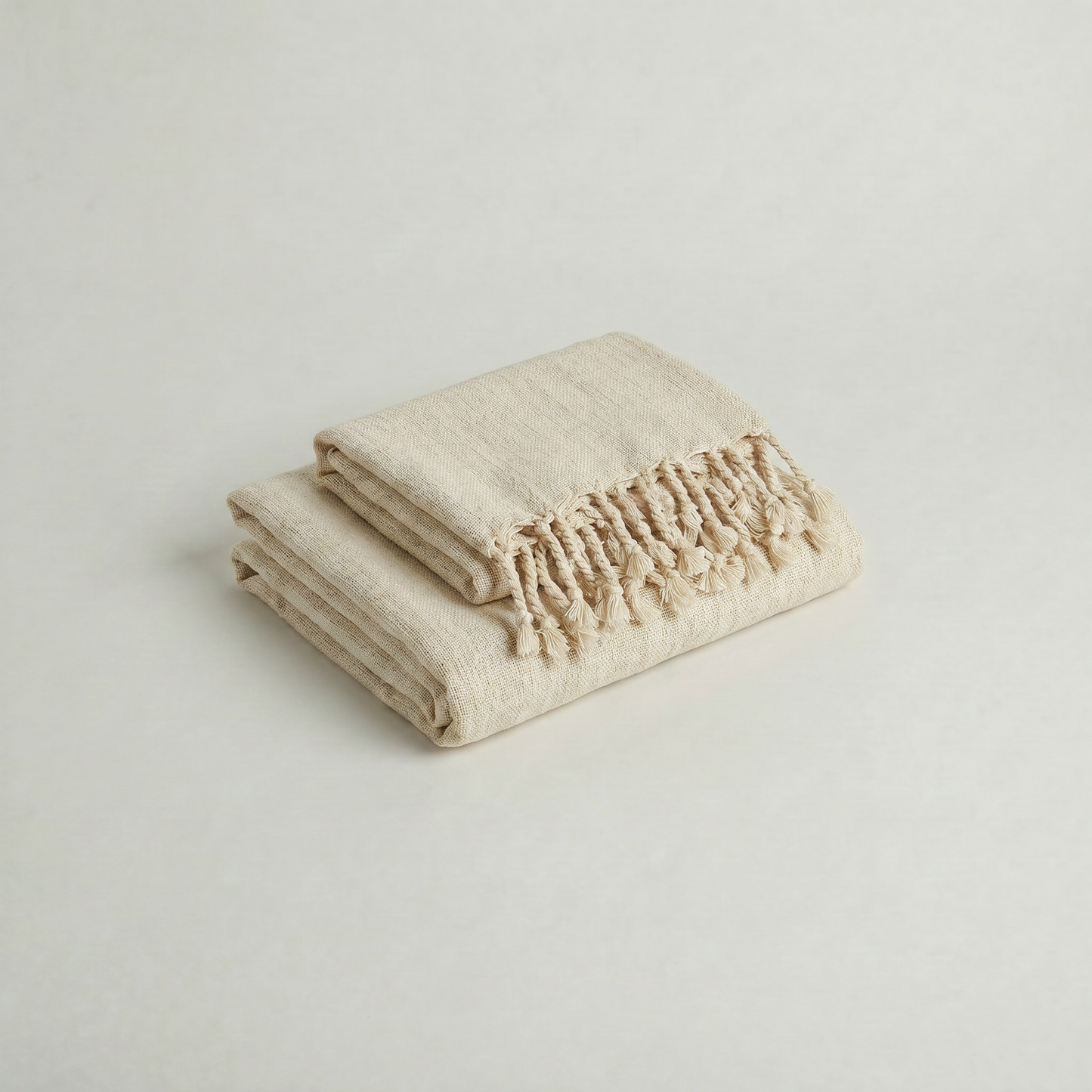 OREA | Handwoven Cotton Towel | Natural