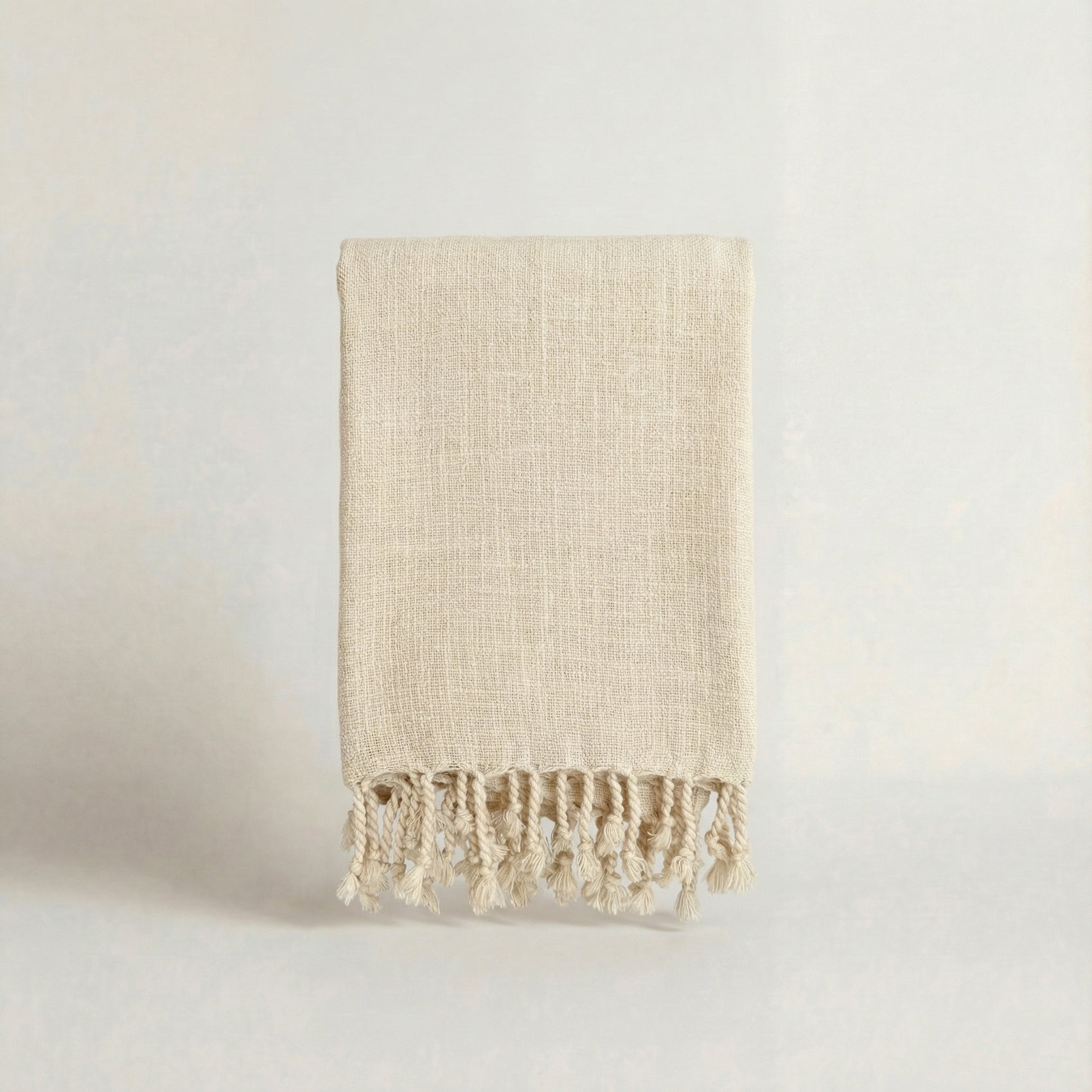 OREA | Handwoven Cotton Towel | Natural