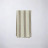 Folded turkish cotton brown striped napkins on a white background